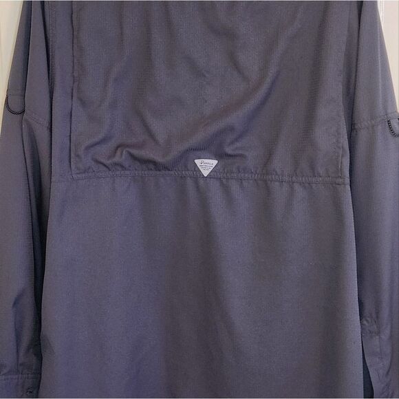 Pudolla XL Gray Lng RollupSlve Breathable Fishing Hiking Women Buttons Up Shirt - Picture 10 of 11